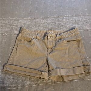 LOFT Women's Tan Jean Shorts